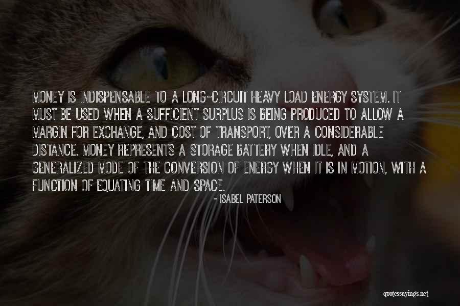 Money Is Energy Quotes By Isabel Paterson