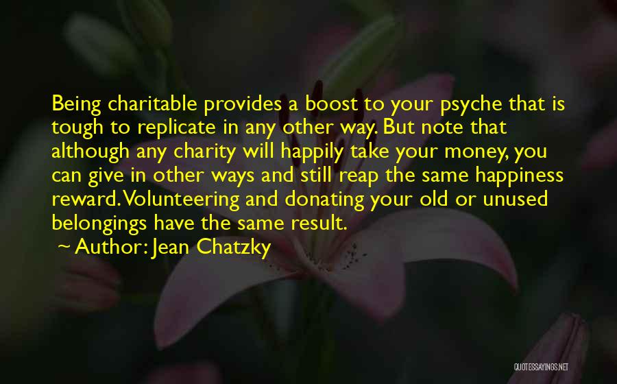 Money Is Happiness Quotes By Jean Chatzky