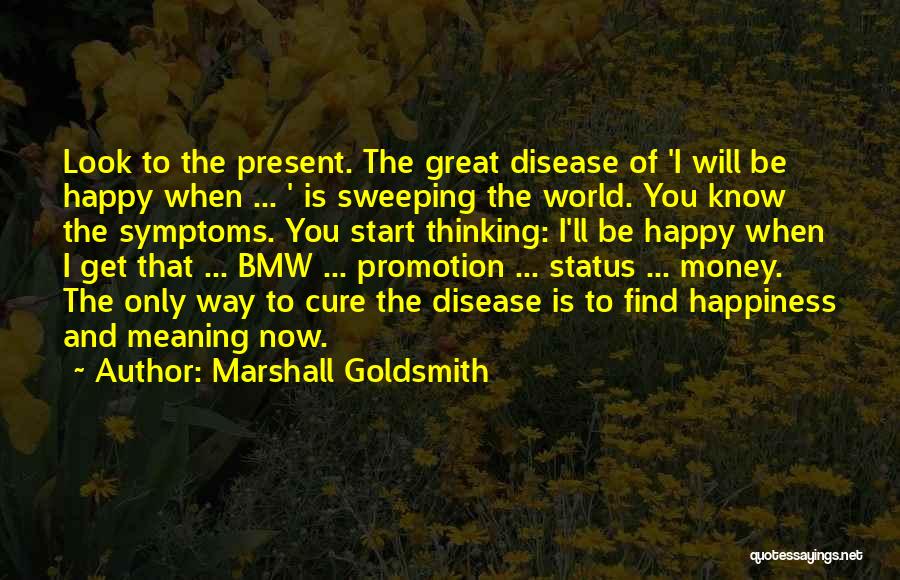 Money Is Happiness Quotes By Marshall Goldsmith