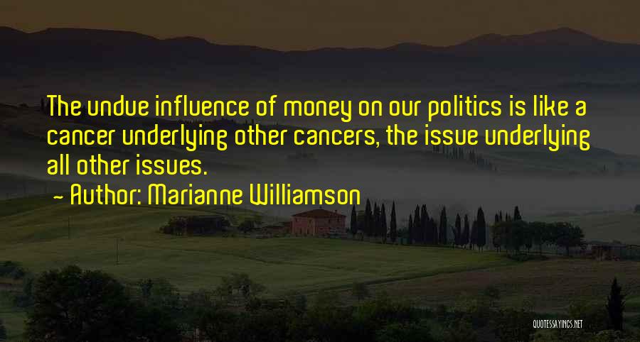 Money Is Not An Issue Quotes By Marianne Williamson