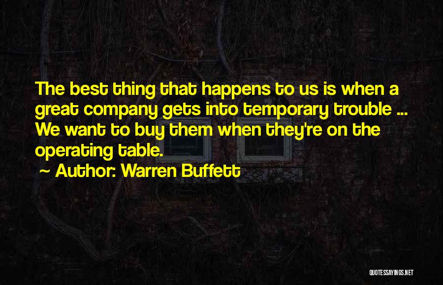Money Is Temporary Quotes By Warren Buffett