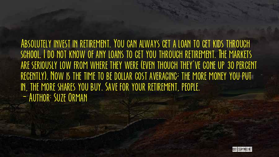 Money Loan Quotes By Suze Orman