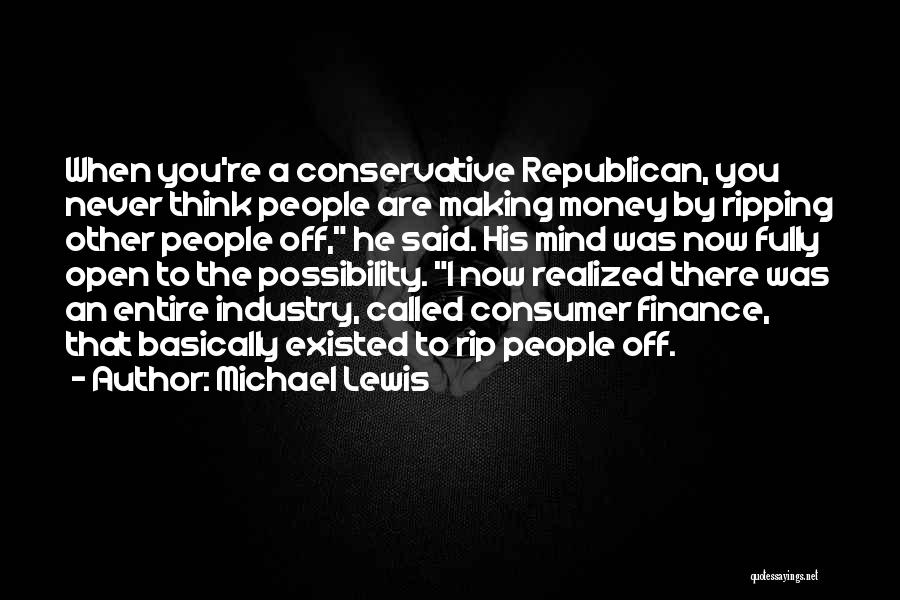 Money Loans Quotes By Michael Lewis