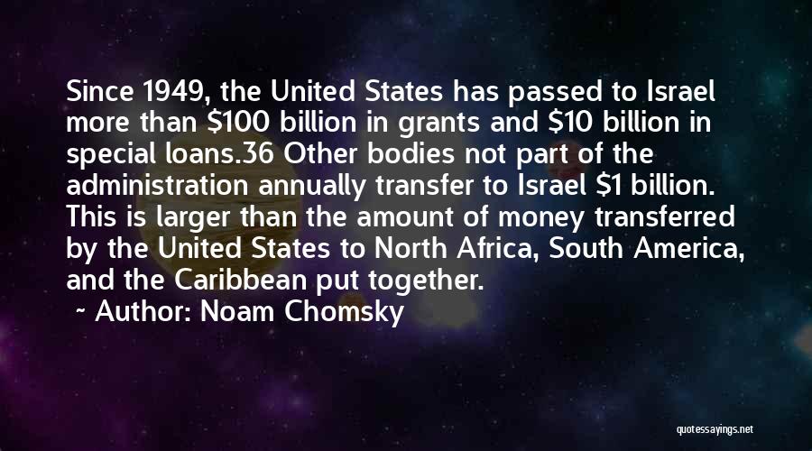 Money Loans Quotes By Noam Chomsky