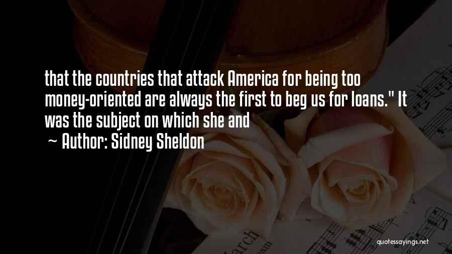 Money Loans Quotes By Sidney Sheldon