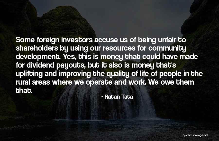 Money Owe Quotes By Ratan Tata Money Owe Quotes By Ratan Tata