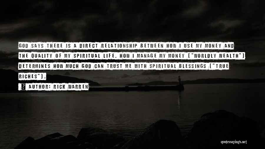 Money Riches Quotes By Rick Warren