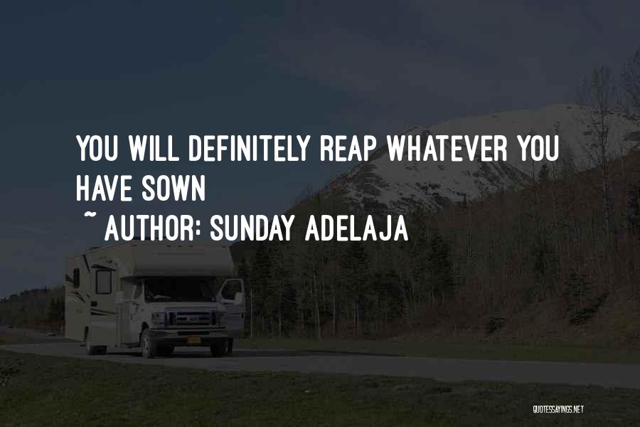 Money Riches Quotes By Sunday Adelaja