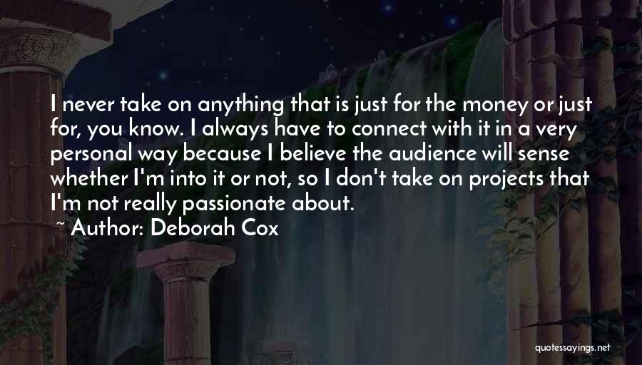 Money Sense Quotes By Deborah Cox