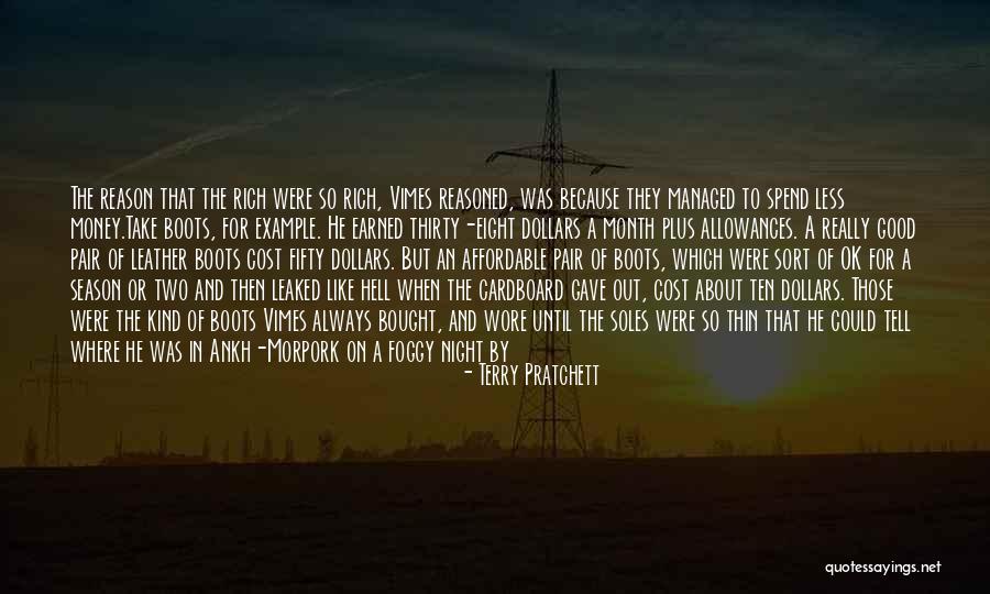 Money Spent Quotes By Terry Pratchett