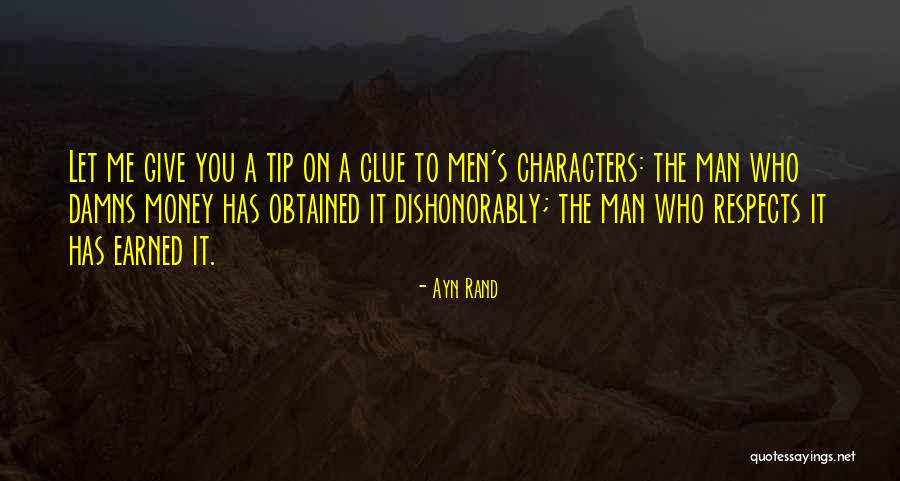 Money Tip Quotes By Ayn Rand