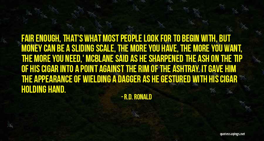 Money Tip Quotes By R.D. Ronald