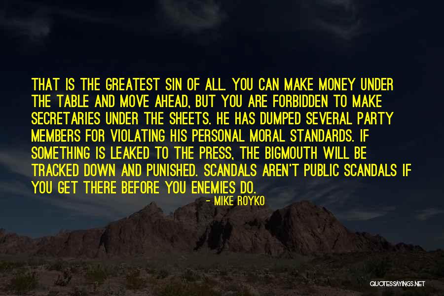 Money Vs Moral Quotes By Mike Royko Money Vs Moral Quotes By Mike Royko