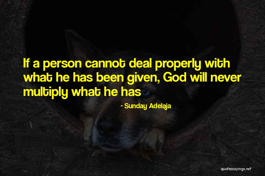 Money Wealth Quotes By Sunday Adelaja Money Wealth Quotes By Sunday Adelaja