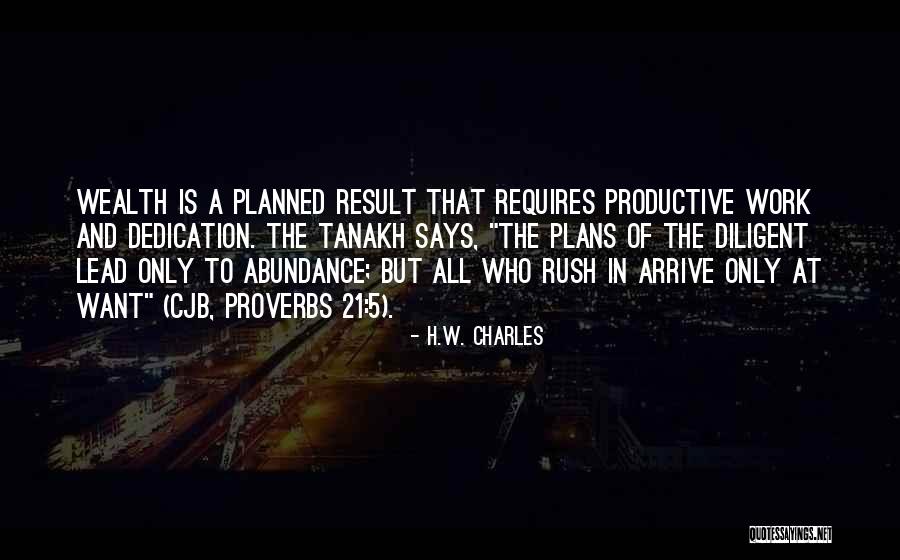 Moneymaking Quotes By H.W. Charles Moneymaking Quotes By H.W. Charles