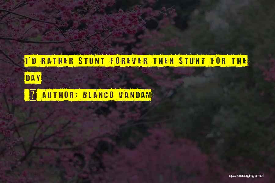 Money's The Motivation Quotes By Blanco Vandam