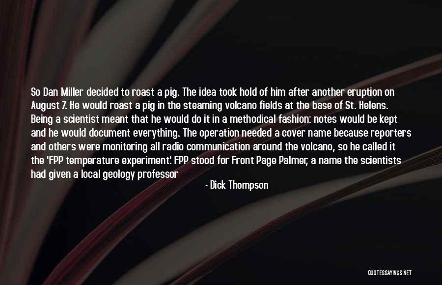 Monitoring Yourself Quotes By Dick Thompson Monitoring Yourself Quotes By Dick Thompson