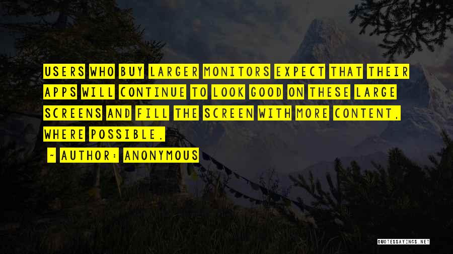 Monitors Quotes By Anonymous