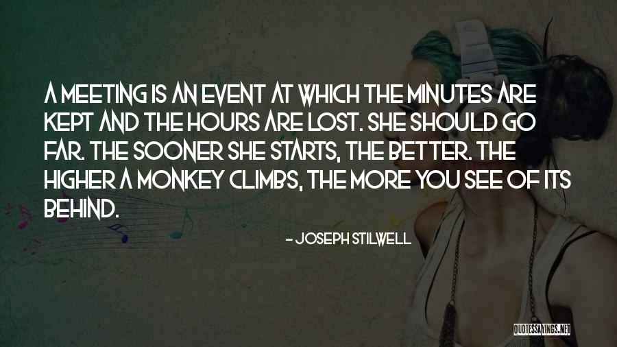 Monkey See Monkey Do Quotes By Joseph Stilwell