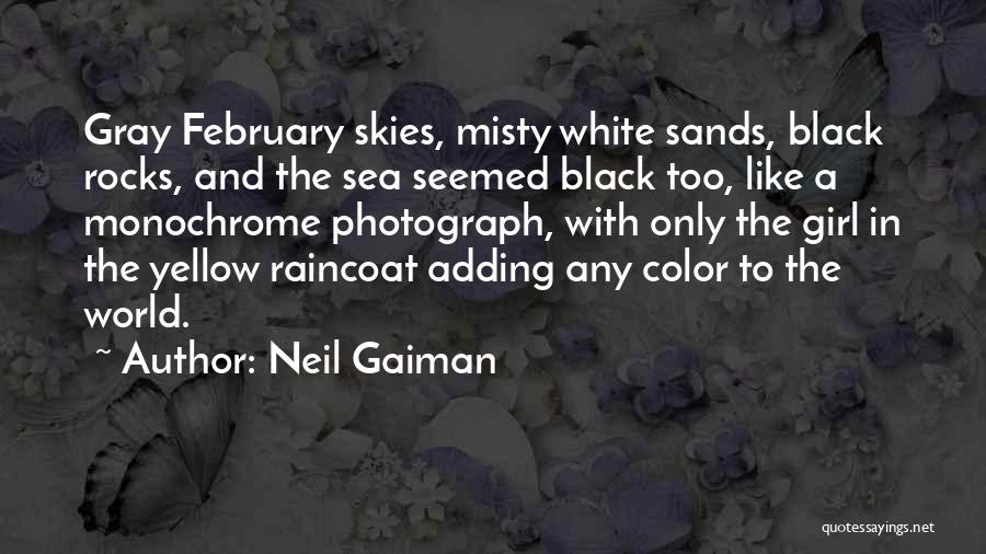 Monochrome Color Quotes By Neil Gaiman