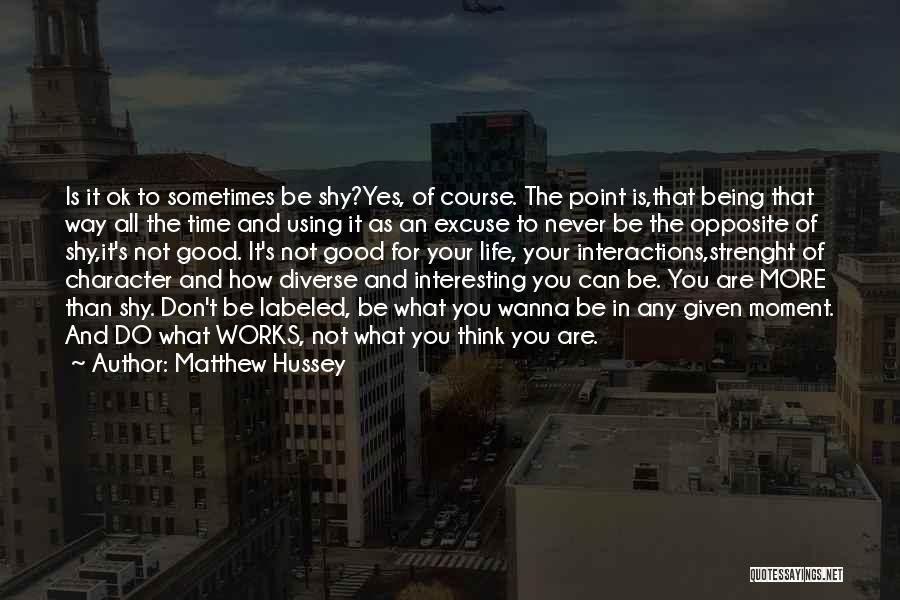 Monotheismus Co Quotes By Matthew Hussey