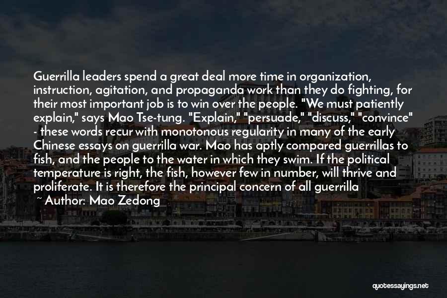 Monotonous Work Quotes By Mao Zedong