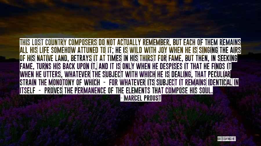 Monotony Of Life Quotes By Marcel Proust Monotony Of Life Quotes By Marcel Proust