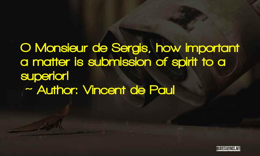 Monsieur D'arque Quotes By Vincent De Paul