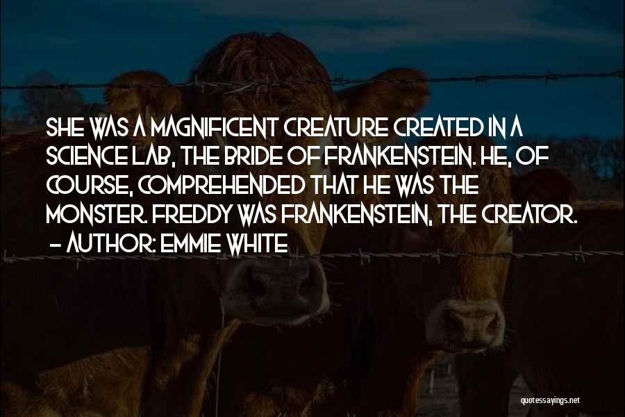 Monster In Frankenstein Quotes By Emmie White