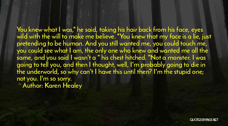 Monster In His Eyes Quotes By Karen Healey