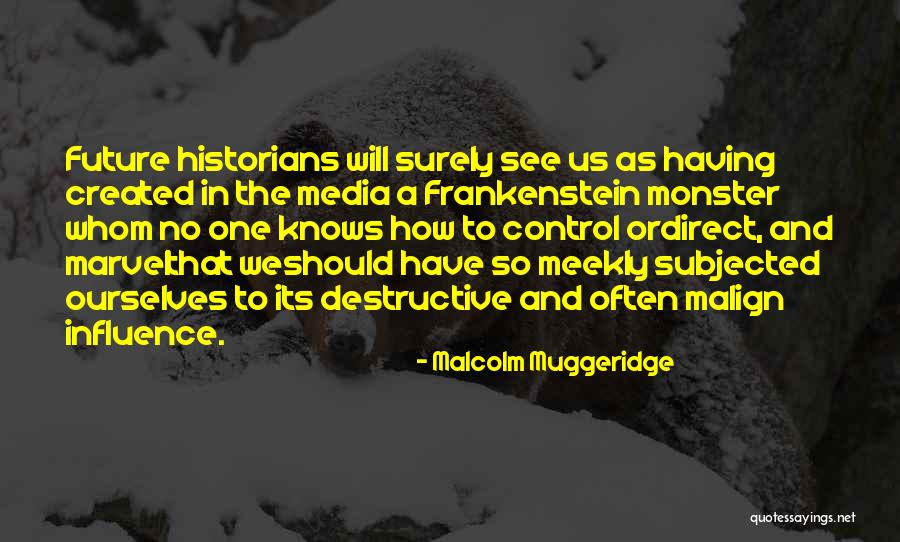 Monster You Created Quotes By Malcolm Muggeridge Monster You Created Quotes By Malcolm Muggeridge