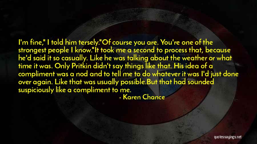 Montado Hammer Quotes By Karen Chance