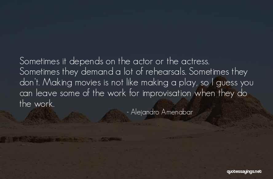 Montalvaao Quotes By Alejandro Amenabar