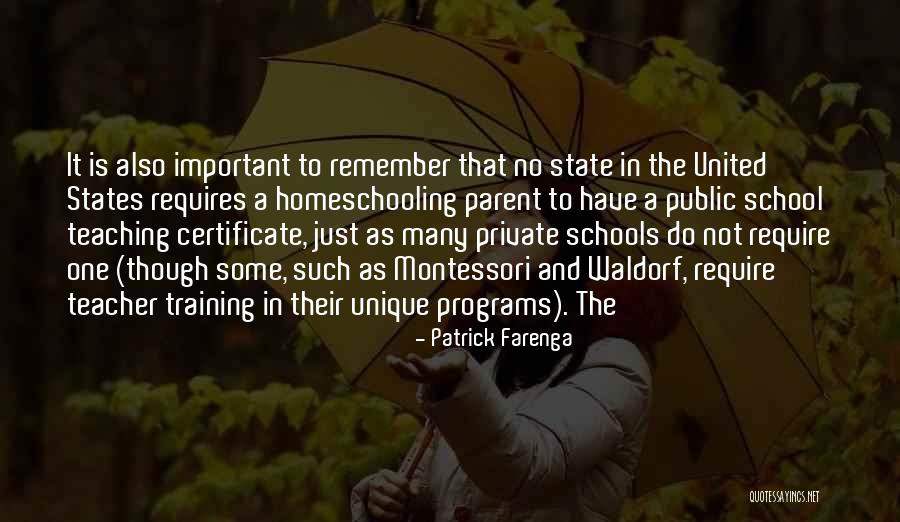 Montessori School Quotes By Patrick Farenga Montessori School Quotes By Patrick Farenga