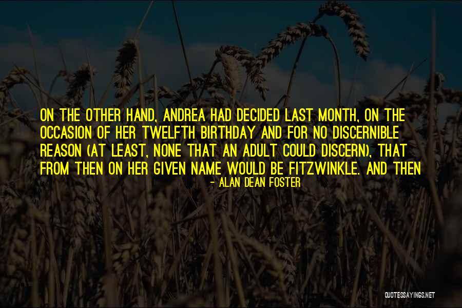 Month Of May Birthday Quotes By Alan Dean Foster