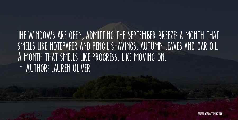 Month Of September Quotes By Lauren Oliver