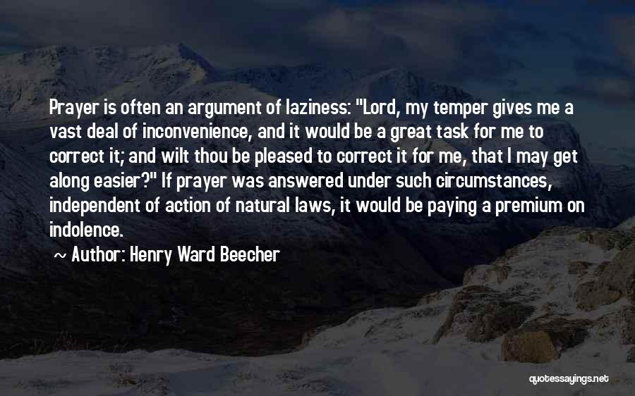 Montones Quotes By Henry Ward Beecher