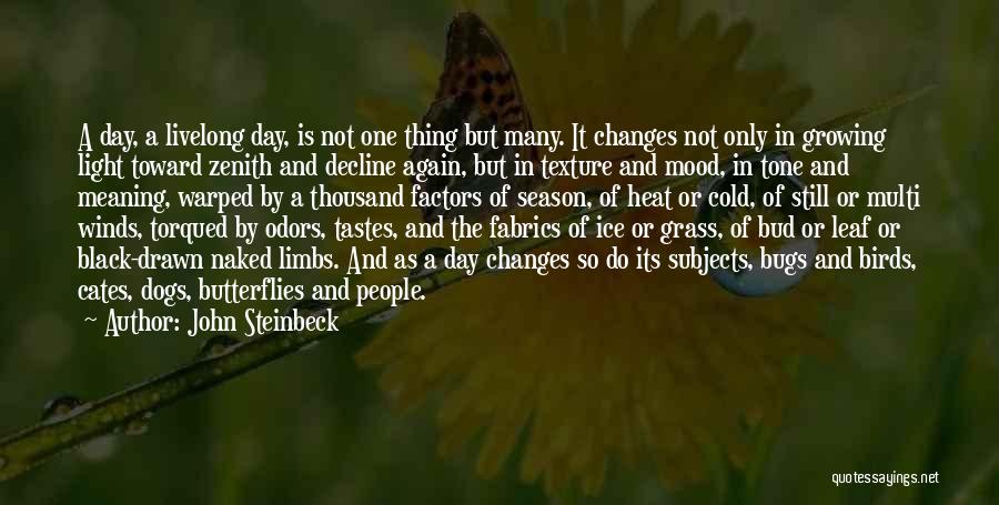 Mood Changes Quotes By John Steinbeck