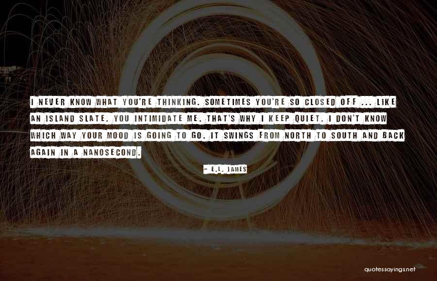 Mood Swings Quotes By E.L. James Mood Swings Quotes By E.L. James