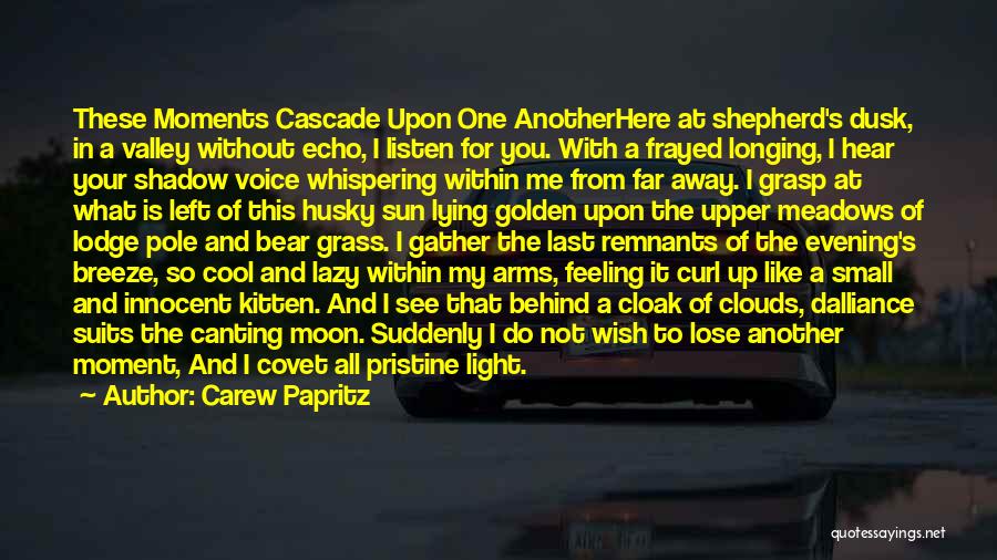 Moon And Clouds Quotes By Carew Papritz