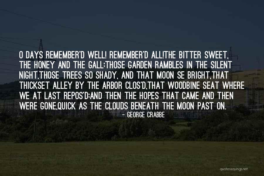 Moon And Clouds Quotes By George Crabbe