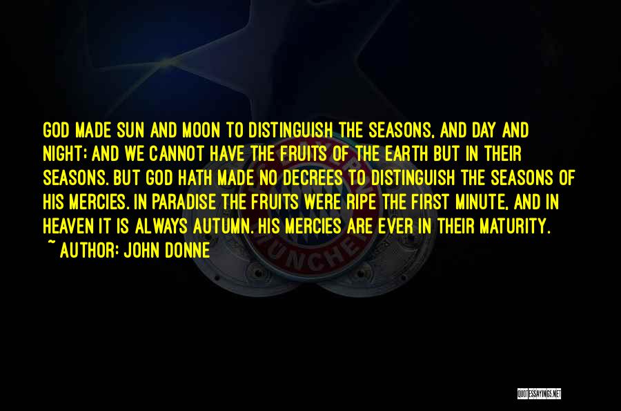 Moon And Earth Quotes By John Donne