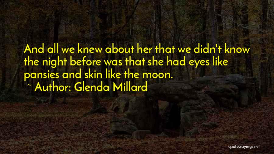 Moon And Night Quotes By Glenda Millard