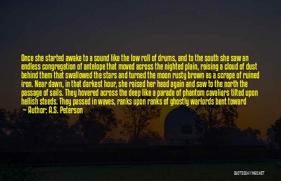Moon And Sea Quotes By A.S. Peterson