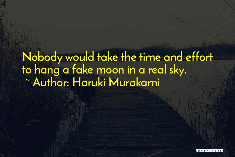 Moon And Sky Quotes By Haruki Murakami