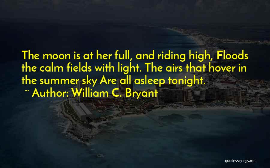 Moon And Sky Quotes By William C. Bryant