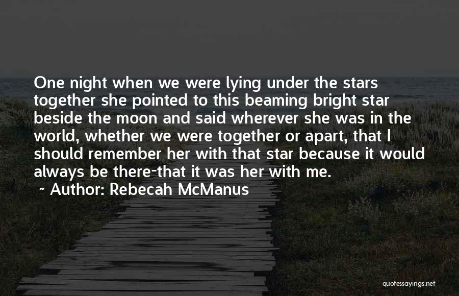 Moon And Star Quotes By Rebecah McManus