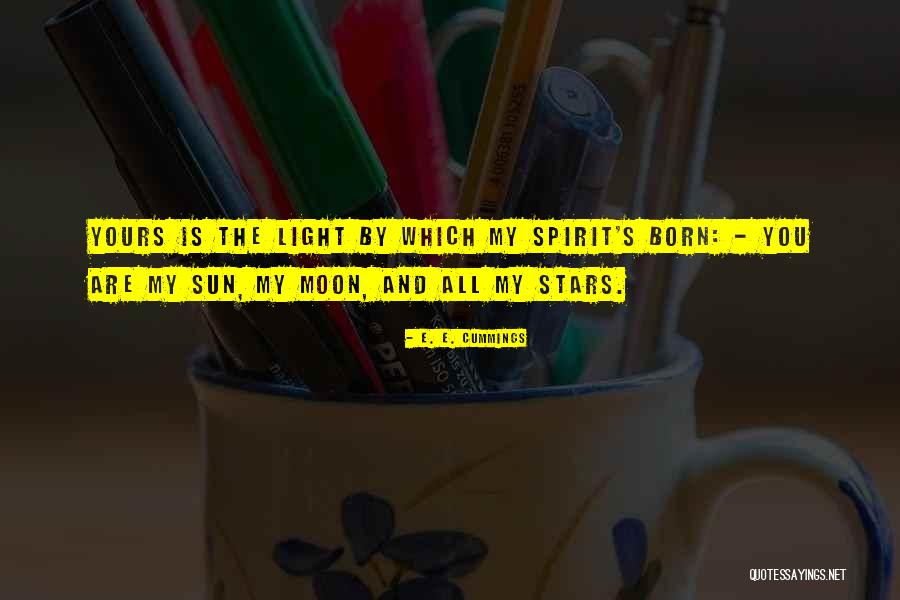 Moon And The Stars Love Quotes By E. E. Cummings Moon And The Stars Love Quotes By E. E. Cummings