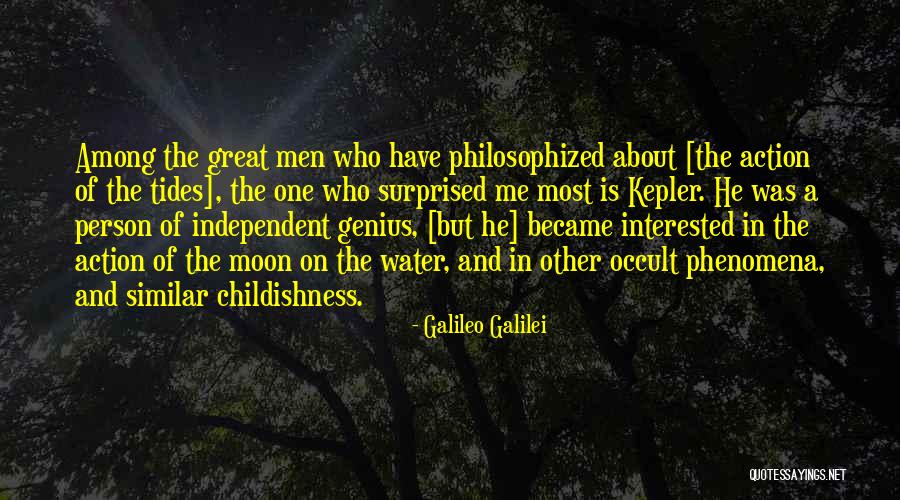 Moon And Tides Quotes By Galileo Galilei