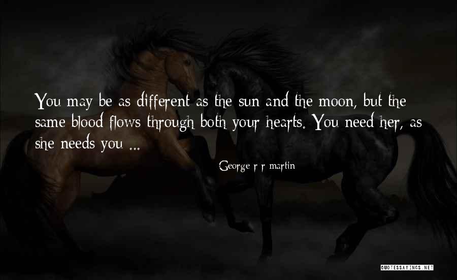 Moon Blood Quotes By George R R Martin